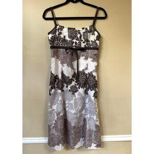 Esprit‎ Women's Y2K Spring Floral Sleeveless Babydoll Dress Sz 8 Cottagecore